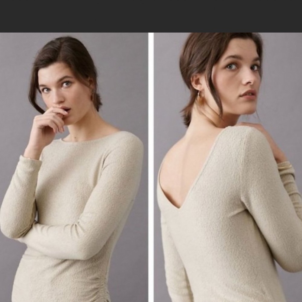 Petite Anthropology NWT Rhea Boatneck Top